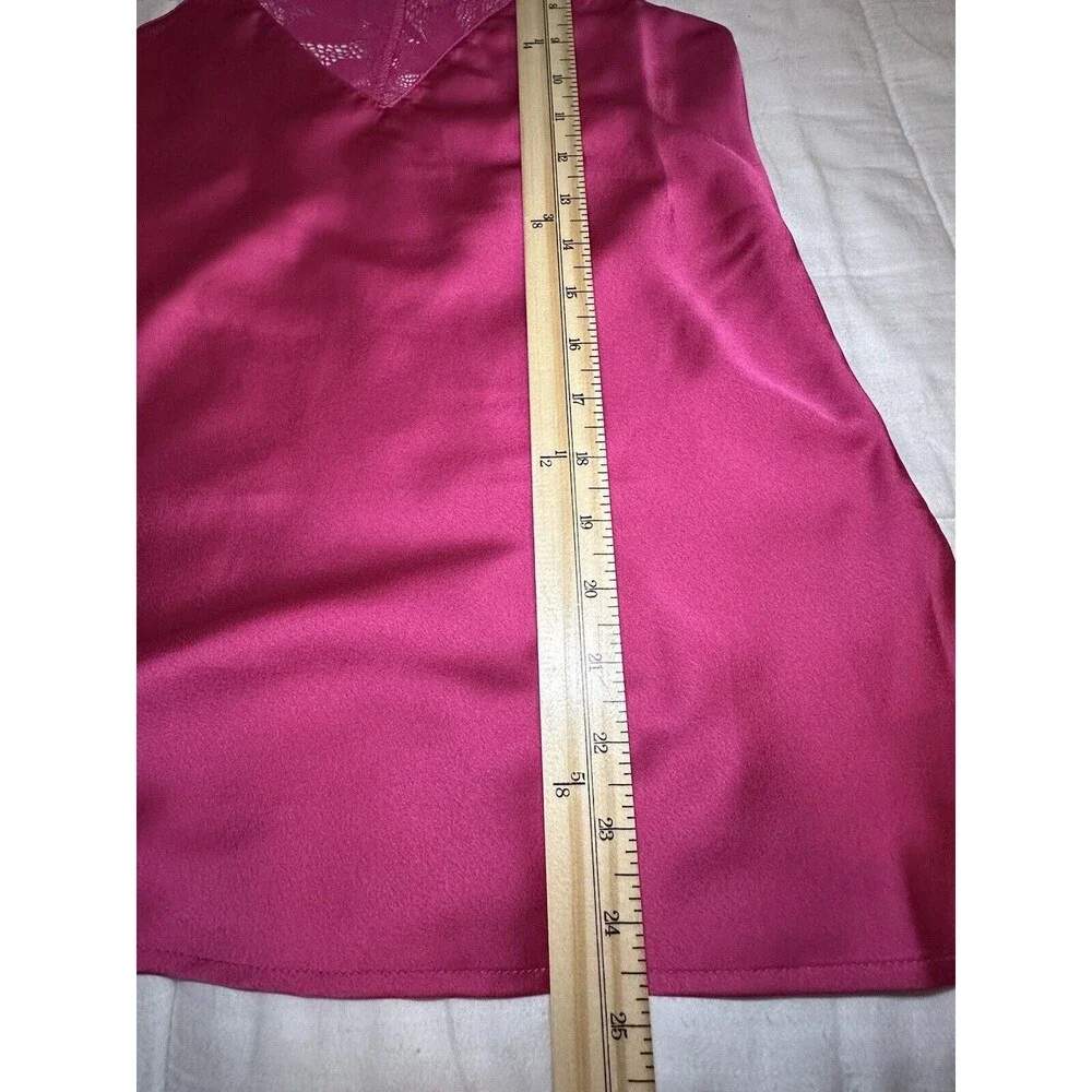 ETAM Fuchsia Lace Feminine Romantic Camisole Women's‎ SIZE SMALL NWOT
